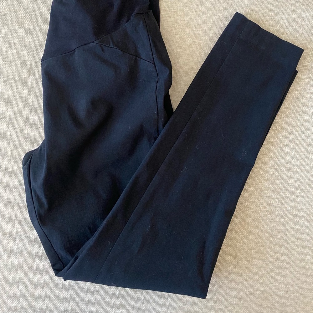 Motherhood Maternity Black Ankle Pants- Size Medium